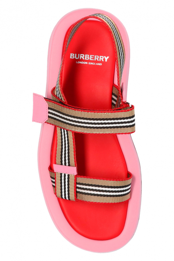 Burberry sandals womens red online